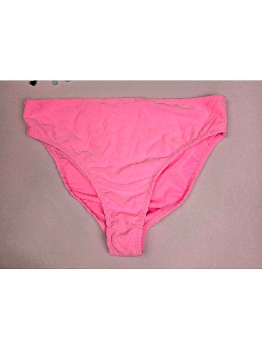 Wild Fable Pink Terry High Leg Bikini Bottom Size 3X